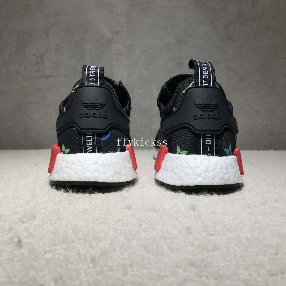 LVS x Real Boost Adidas NMD R1 Black Red Blue